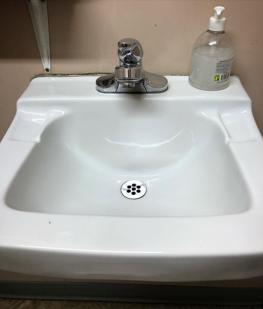 Washroom deep clean., after